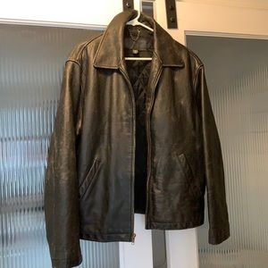 Vintage - 1985 JCrew Leather Jacket
